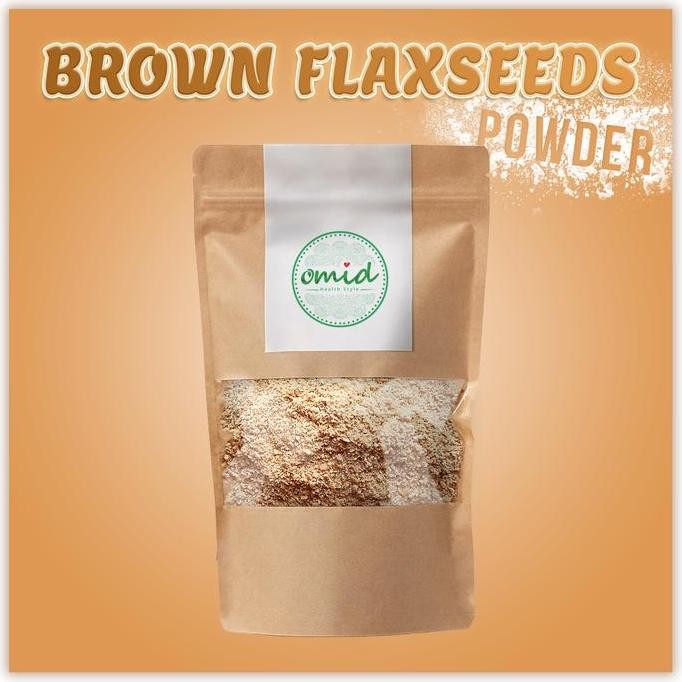 

Terlaris [1 Kg] | Organic Brown Flaxseed Powder - Tepung Biji Rami Cokelat