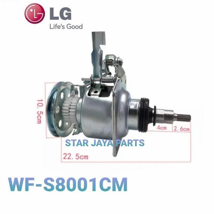 Tersedia Gearbox mesin cuci LG WF-S8001CM