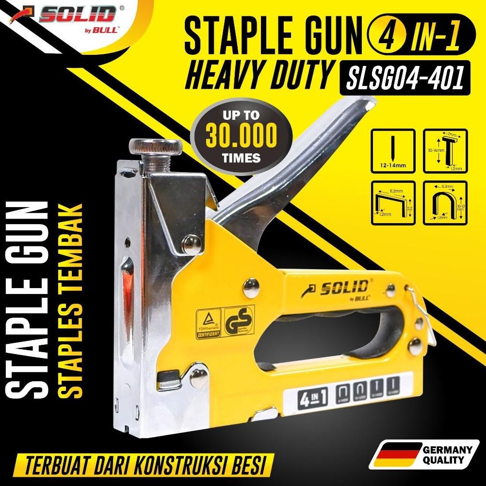 

LINDU Solid Gun tacker staples tembak 4 in 1 heavy duty SLSG04-401