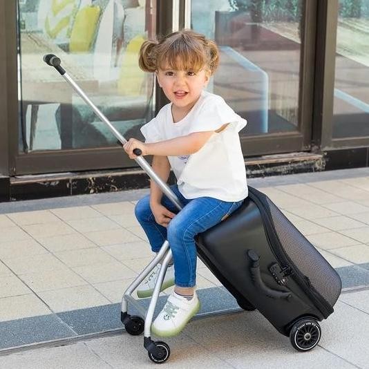 Koper Stroller 2 In 1 Luggage Koper Duduk Koper Anak Qbox Q-Box