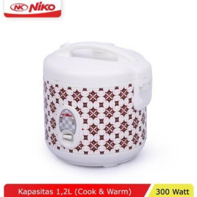 Tersedia Magic Com Rice Cooker Penanak Nasi Niko Kecil (1.2 Liter) - Batik