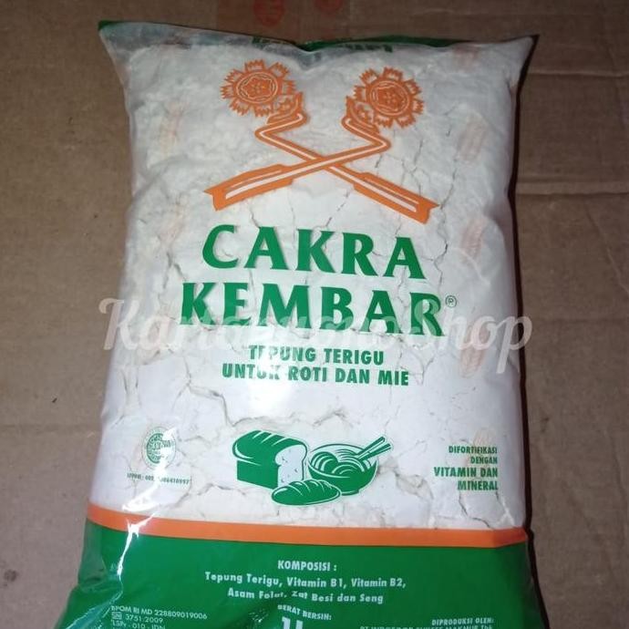 

Sale Tepung Terigu Cakra Kembar 1Kg Per Dus Isi 12Bks