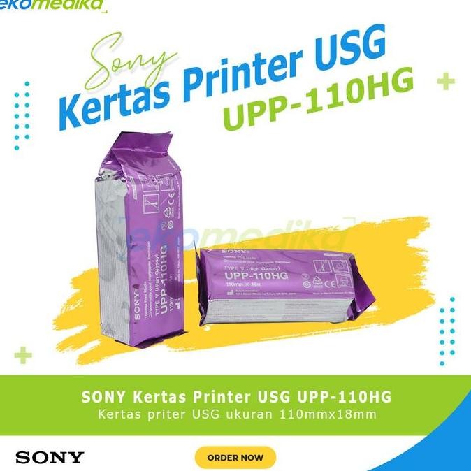 

Terlaris Sony Kertas Printer Usg Upp-110Hg 110Mmx18Mm Ready Stok