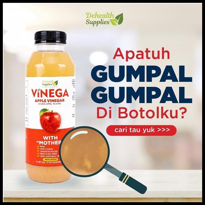

Terlaris Finega 500 Ml (Botol Kaca) Vinega Cuka Apel / Nanas / Lemon Good Quality