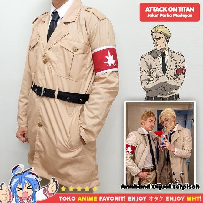 Grosir Jaket Parka Military Marleyan Shingeki No Kyojin Attack On Titan Aot