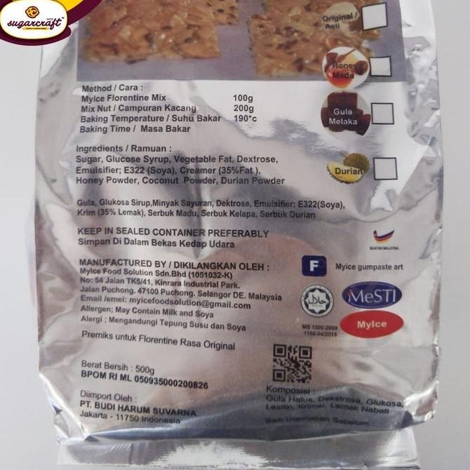 

Grosir Tepung Florentine Karamel Cookies 500Gr