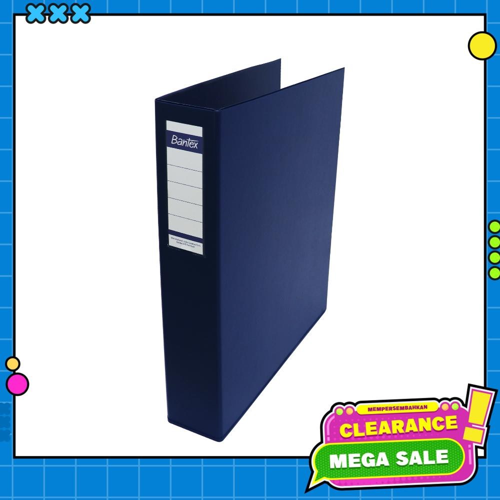

LINDU Ring Binder A3 Potrait 3D 65mm Blue- 8163 01