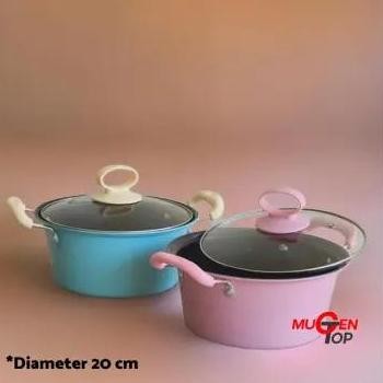 ~~~] Panci kuah/Panci sup enamel