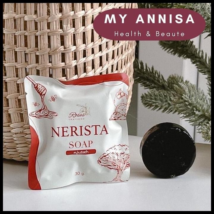Terlaris Nerista Facial Soap Original (Sabun Wajah Skin Barrier Brightening Whitening Glowing) Best 
