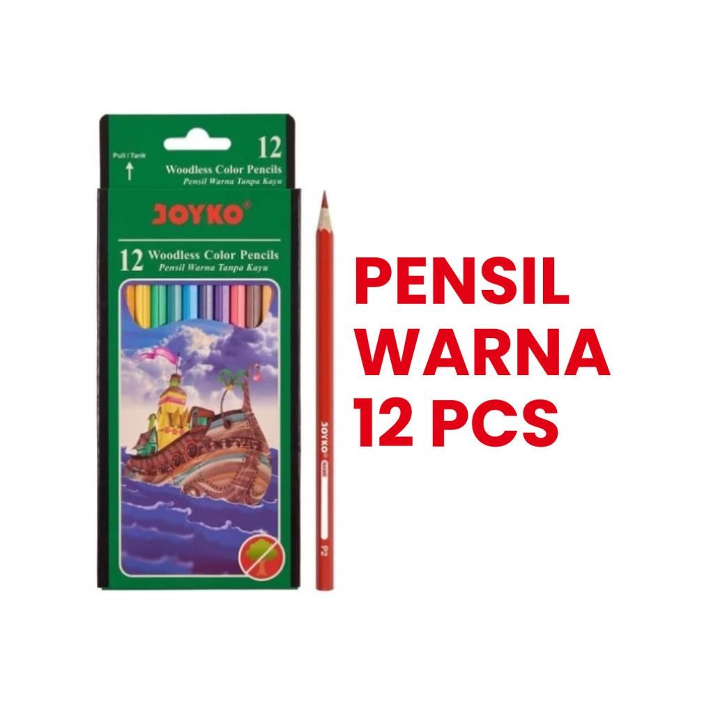 

LINDU Free Pensil Warna Joyko 12 Pcs