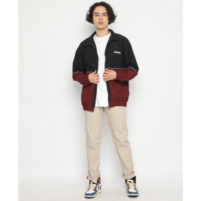 Grosir Erigo Windbreaker Jacket Clint Burgundy