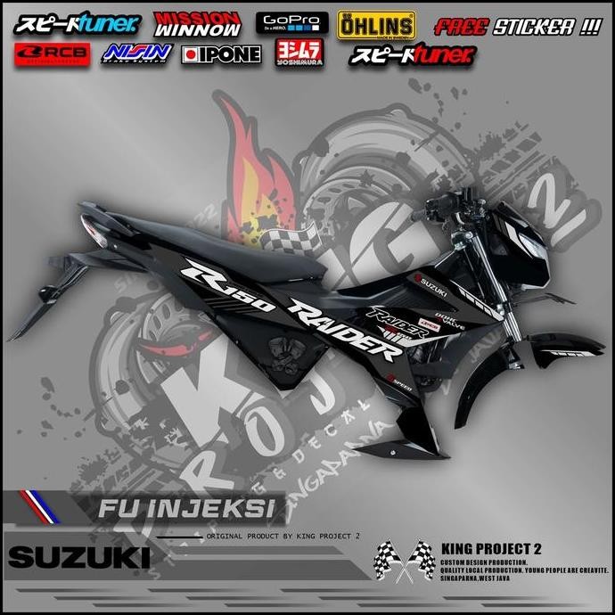 STRIPING STIKER SATRIA FU INJEKSI - FU FI VARIASI NEW R150 STYLE BY K2 CONCEPT MOTORCYCLE ASTREA DEC
