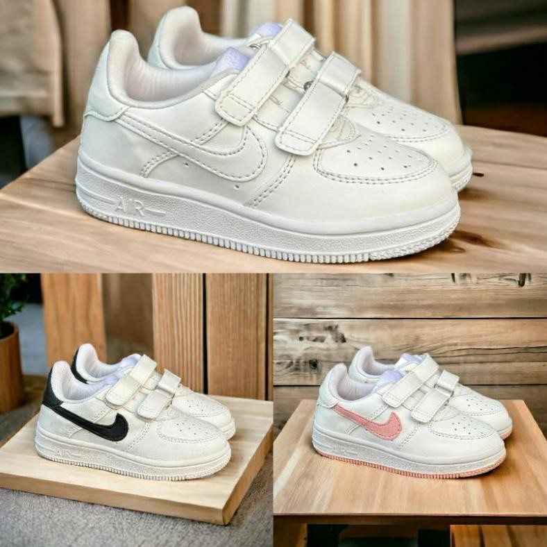 Sepatu Anak Laki Laki Dan Perempuan,Sepatu Anak Air forche 1,Sepatu Anak Ful Putih Nike Air forche 1