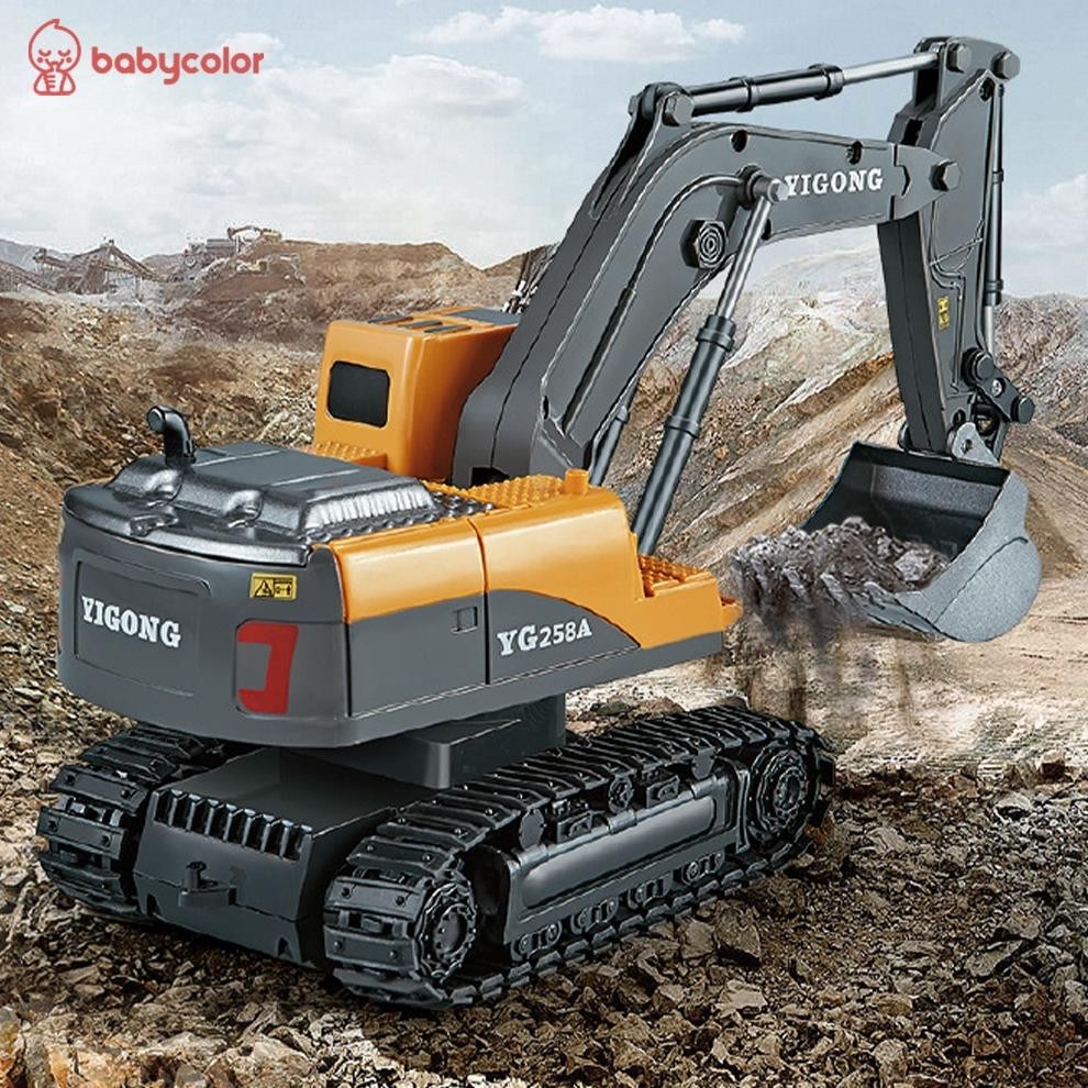 

LINDU BABYCOLOR RC Eskavator Beko Remote Control 15 Channel Spray Excavator Remote Control 2.4Ghz Mainan