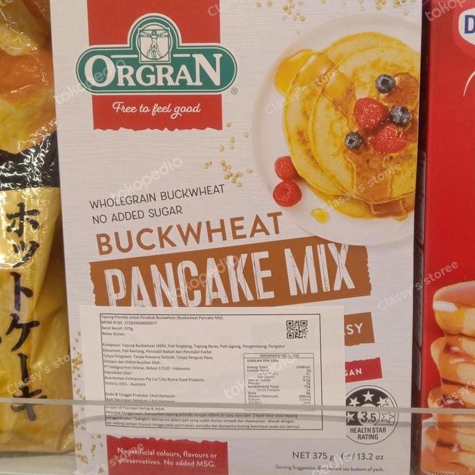 

Sale Orgran/Pancakes Mix/375Gr