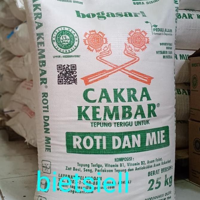 

Sale Tepung Terigu Cakra Kembar 25 Kg/Bal