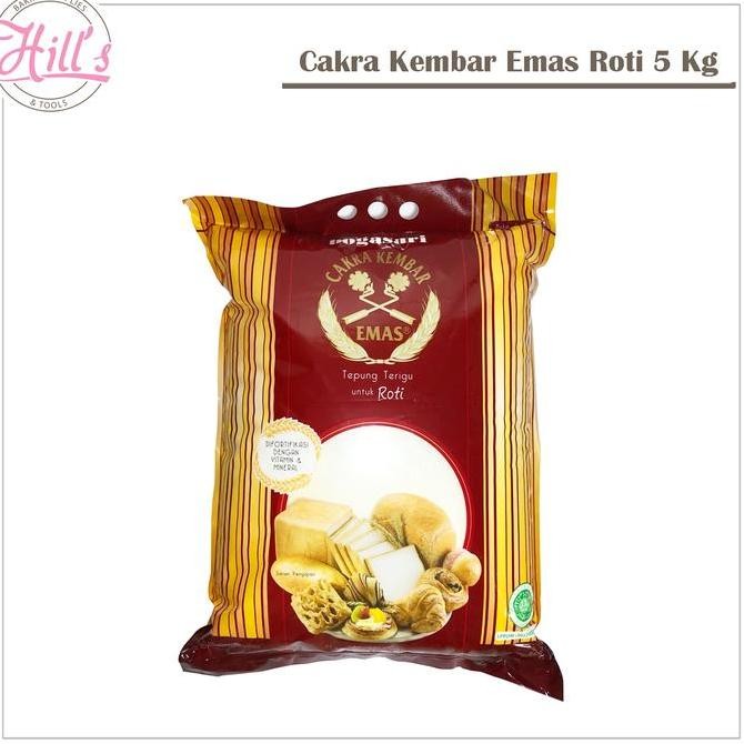 

Sale Cakra Kembar Emas Roti 5 Kg / Tepung Bogasari Protein Tinggi 5Kg