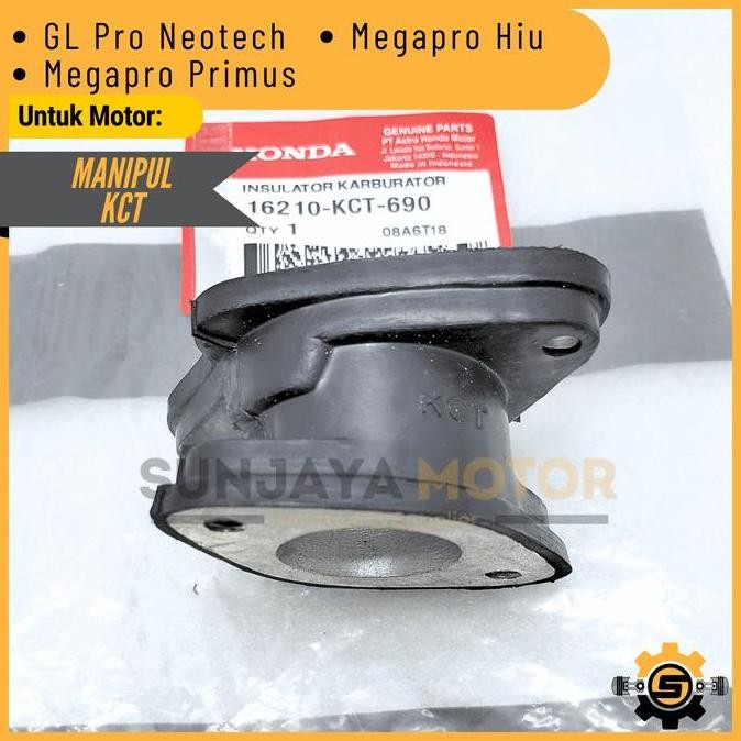 Manifold Kct Intake Manipul Original Honda Megapro Primus Gl Pro Neotech Megapro Hiu Manipol Maniful