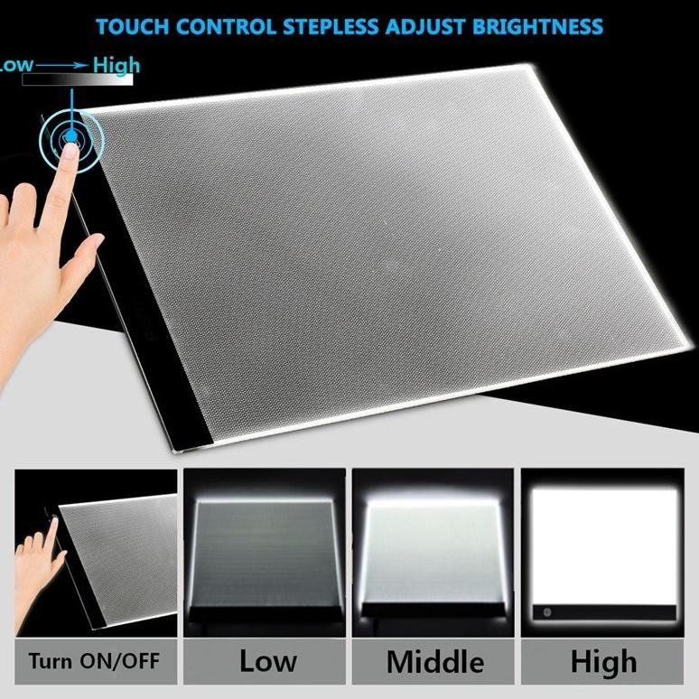 

A4 Led Drawing Board/tracing Board A4/papan Tulis Led/papan Tulis Digital/drawing Tracing Board