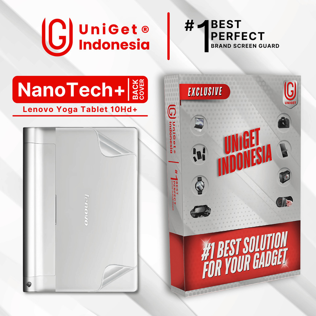 UniGet EPU BIO GENESIS Hydrogel for Lenovo Yoga Tablet 10 HD+ / Back Cover Guard (Nanotech+ 100% Rec