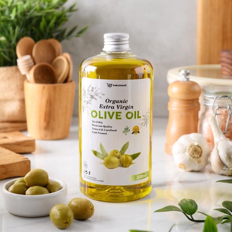 

Minyak Zaitun Extra Virgin Olive Oil Organic Premium Murni Asli 100% EVOO Ekstra Virgin Organik