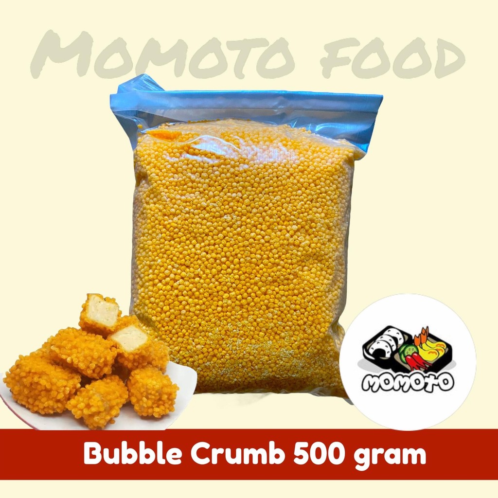 

PROMO Bubble Crumb Crispy Nugget Naget Tepung Roti Bulat 500 gram HALAL