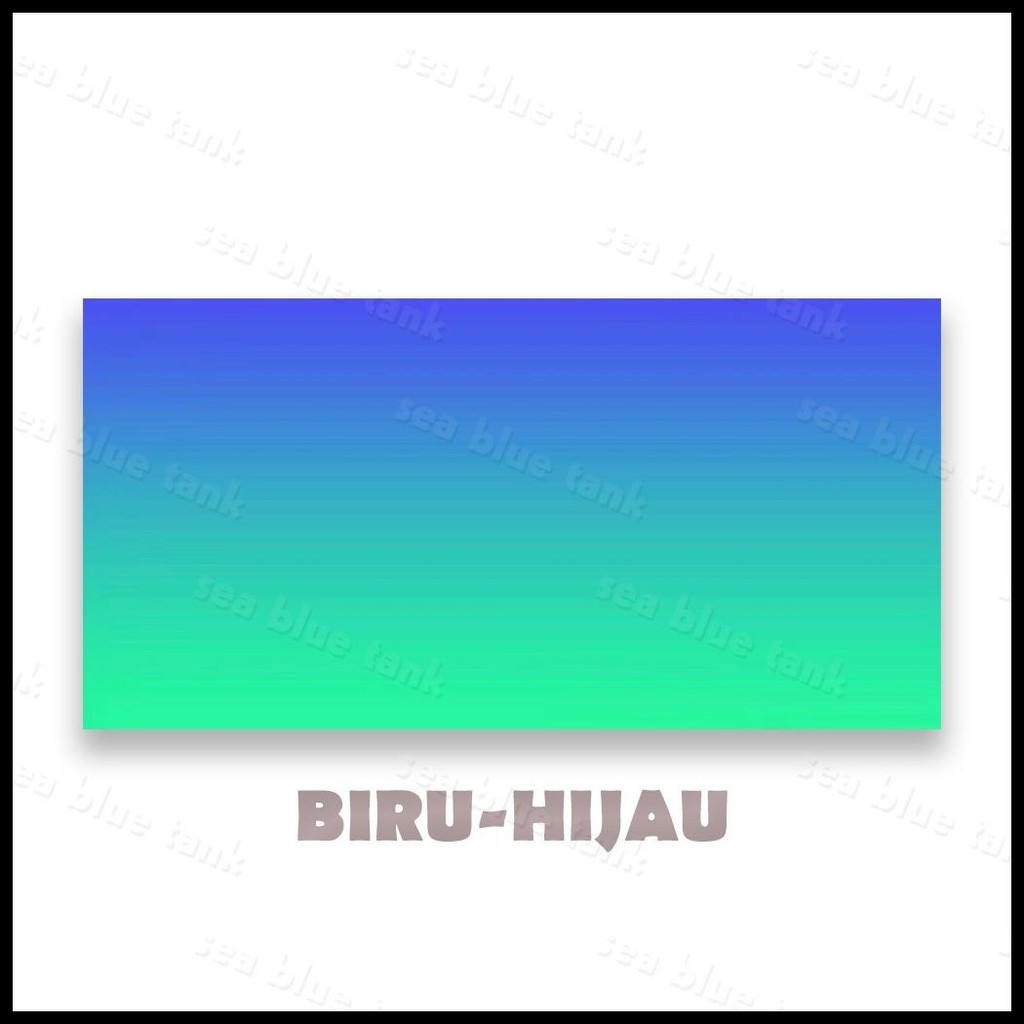 SBT BACKGROUND AQUARIUM GRADASI, 30/40 STIKER AQUARIUM , WALLPAPER AQUARIUM, AQUASCAPE, STIKER BELAK