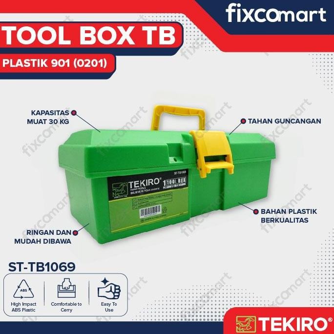 BERKUALITAS TEKIRO TOOL BOX 0201 PLASTIK / TOOL BOX PLASTIK