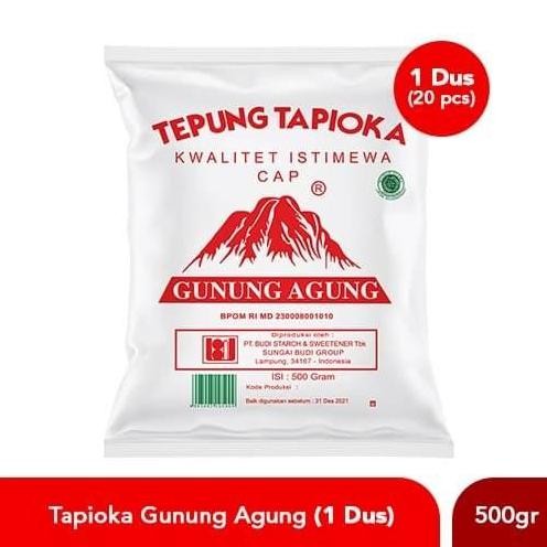 

Terlaris Rose Brand - Tepung Tapioka Cap Gunung Agung Merah 500 Gram (1 Dus)