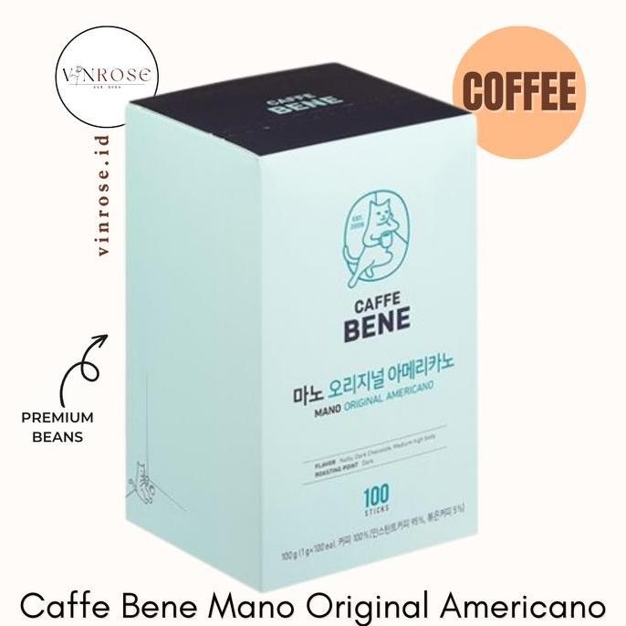 

Caffe Bene Mano Original Americano/ Kopi Premium Sachet Korea