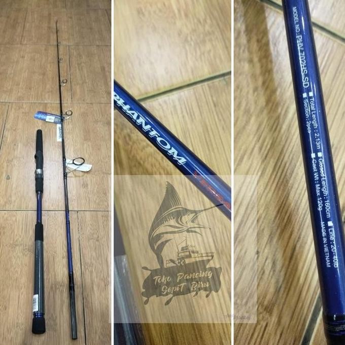 

Terlaris Joran Spinning Daiwa Phantom Versatile 702Hs 20-40Lbs 213Cm
