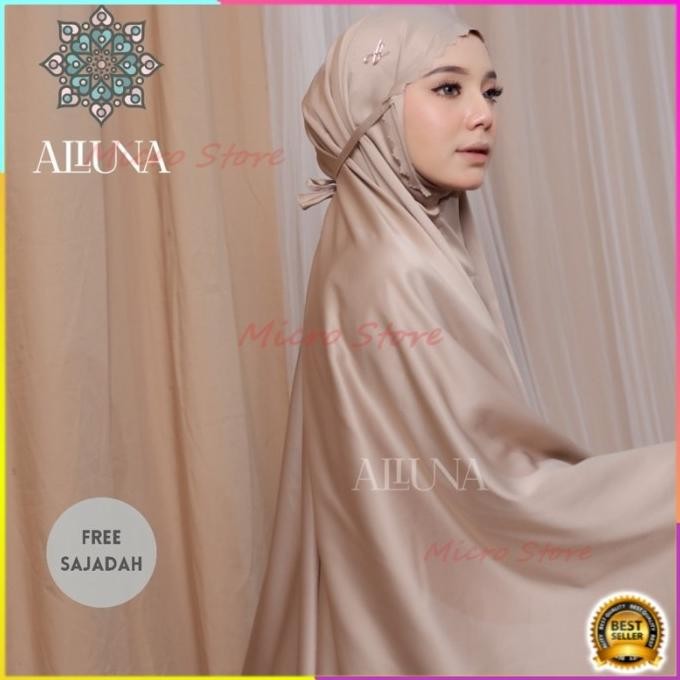 MUKENA - MUKENAH DEWASA DAILY ALLUNA LASERCUT - FASHION MUSLIM PREMIUM