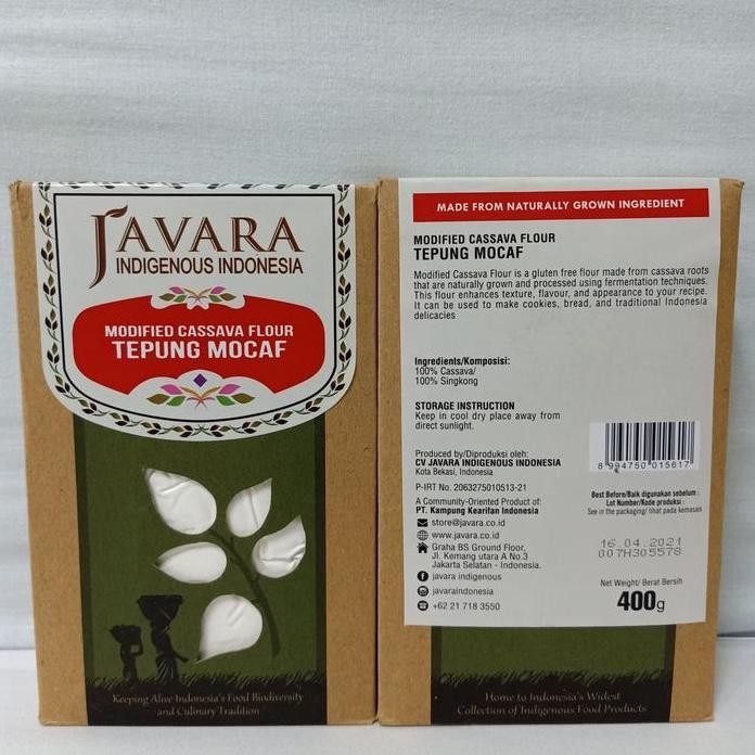 

Terlaris Javara - Tepung Mocaf - Gluten Free - 400 Gr