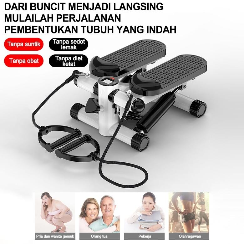 Ready Stepper Mini Peralatan Olahraga Fitnes / Mesin Berjalan Stepper Udara / Peralatan Fitnes Penur