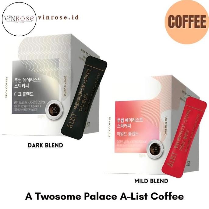 

A Twosome Palace A-List Coffee Americano Kopi Korea/ Kopi Premium