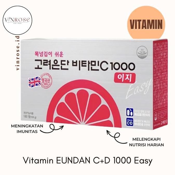 Vitamin Eundan C+D 1000 Easy (60 Tablets) Korea/ Vitamin C Korea