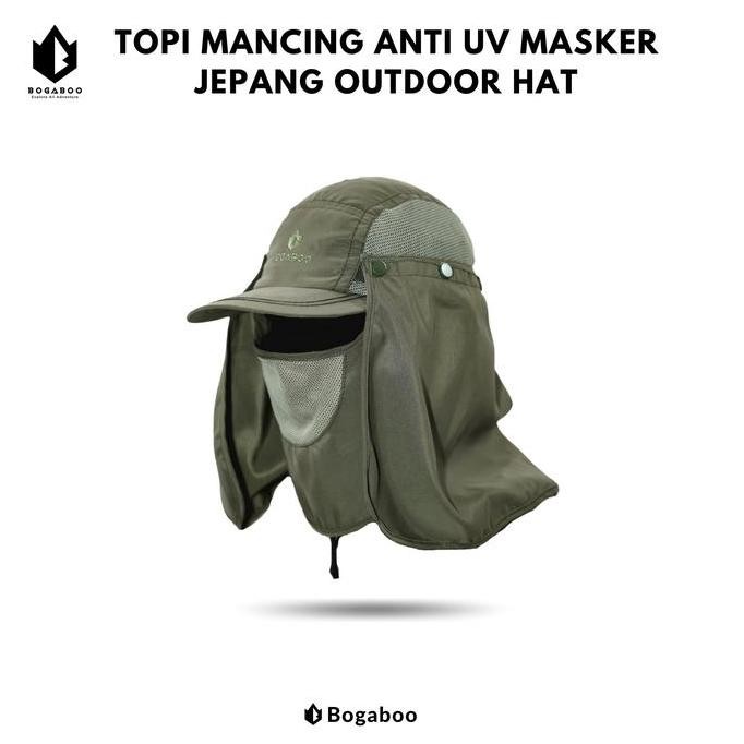 

Terlaris Bogaboo Topi Pancing Dengan Masker Jepang Microfibre Quickdry Anti Uv