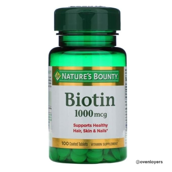 Natures Bounty Biotin 1000 Mcg 100 Tablets