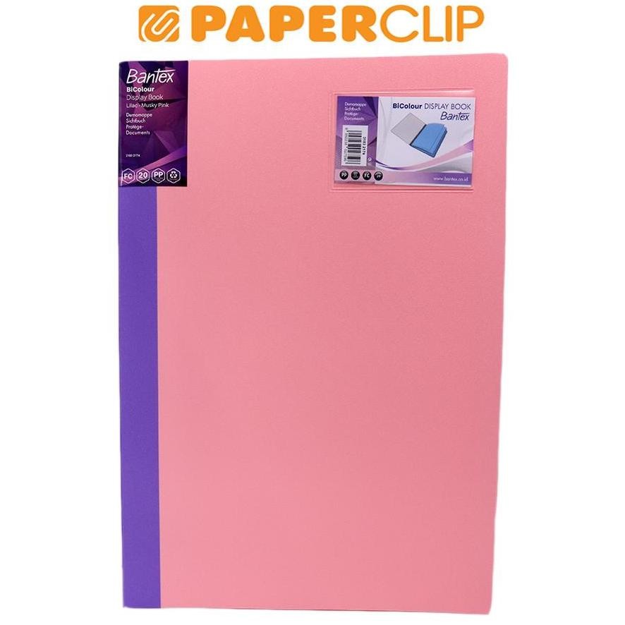 

LINDU CLEAR HOLDER BANTEX BICOLOUR FC 3183 2174 20P LILAC - MUSKY PINK