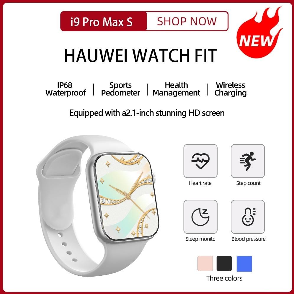 Diskon Smartwatch I9 Pro Max S Original Smartwatch 2.3 "Hd Full Touch Screen Wireless Charge Bluetoo