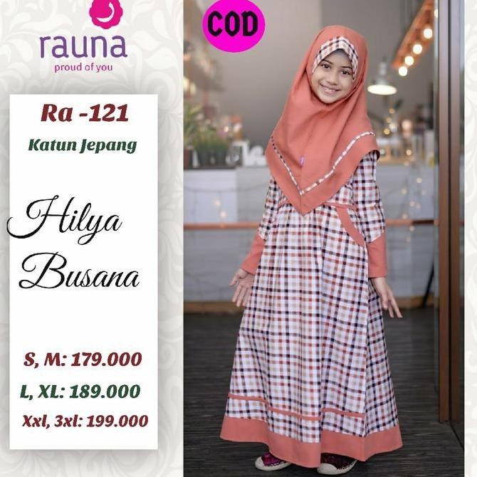 GAMIS ANAK PEREMPUAN / RAUNA RA - 121 / FASHION MUSLIM