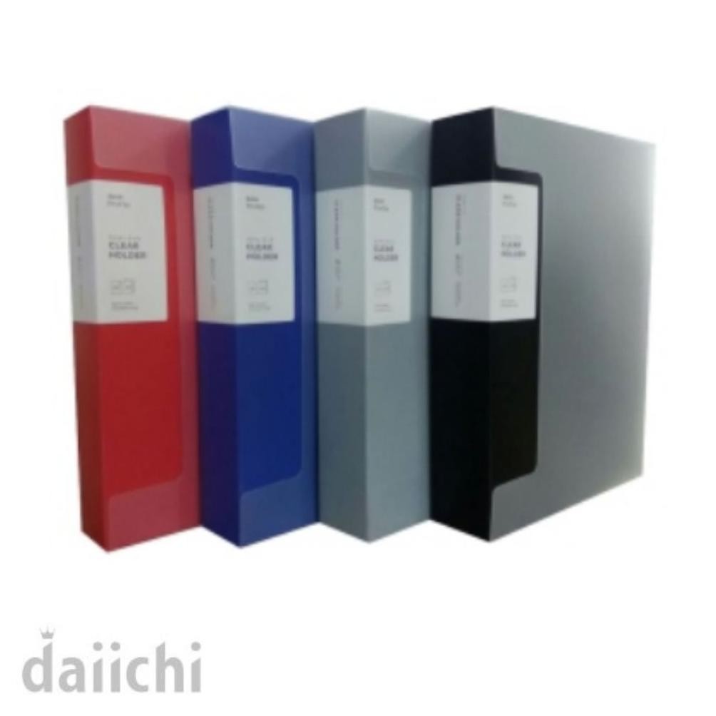 

LINDU Daiichi - Clear Holder 60/100 Pocket Document Map File Dokumen Keeper Display Book Daiichi DPR File Organizer Holder Map Ukuran A4 / Folio