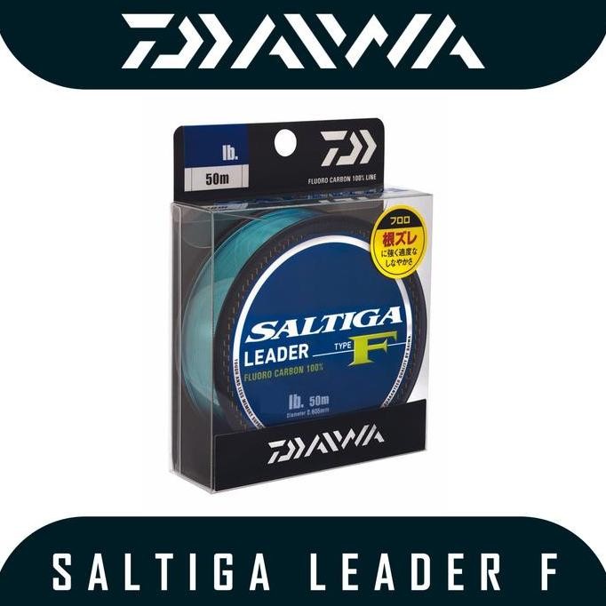 Terlaris Senar Pancing Leader Daiwa Saltiga Leader Type F Line 50M
