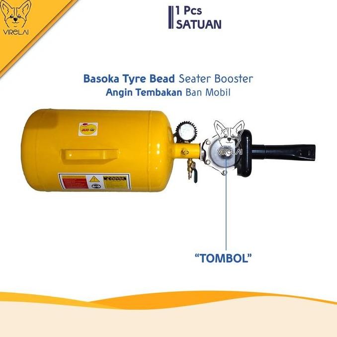Basoka bazooka Tyre bead seater booster Angin Tembakan Ban Mobil