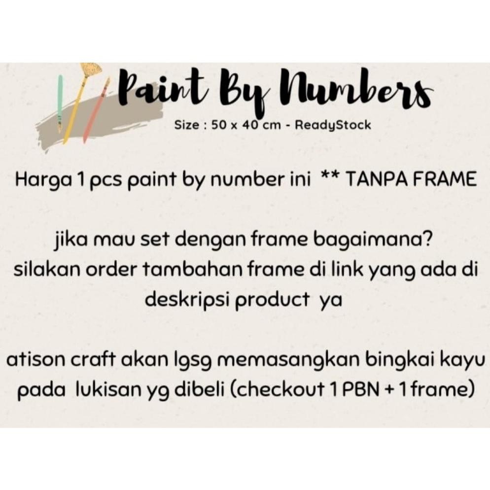 

KA PAINTING BY NUMBERS KIT ready jakarta. ocean series