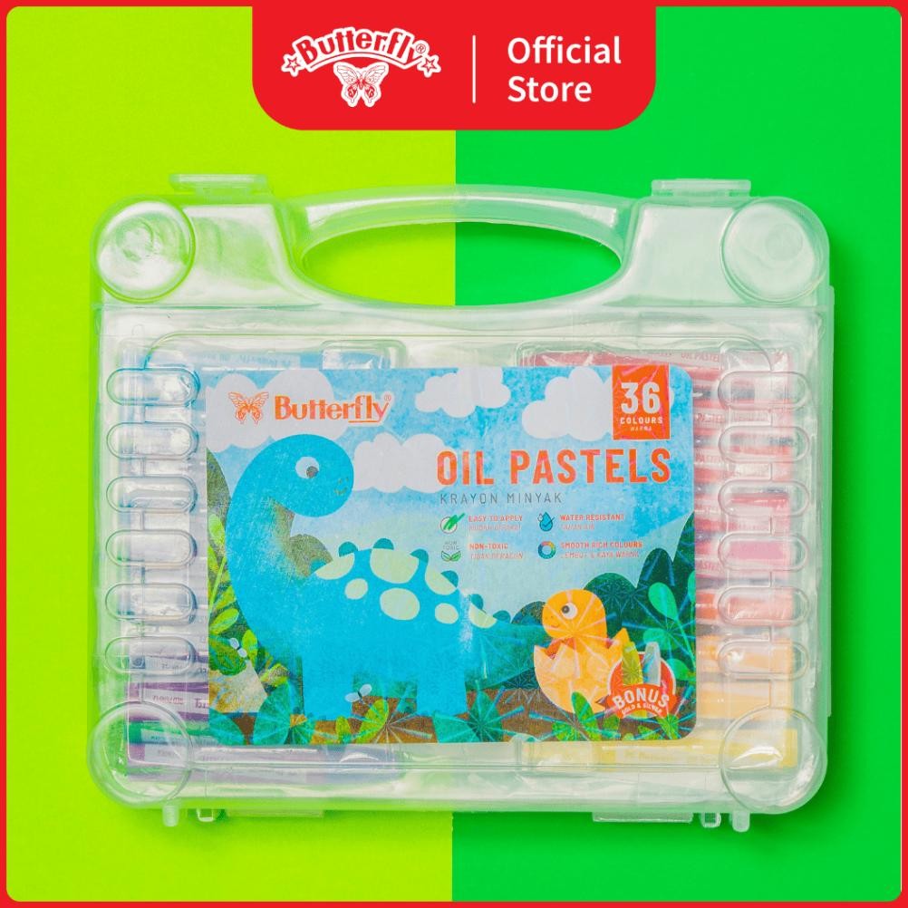 

LINDU Butterfly Crayon / Oil Pastels 36 Warna