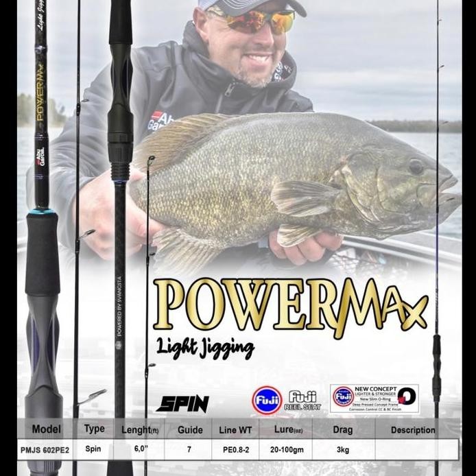 

Terlaris Joran Abu Garcia Power Max Jigging 602 Pe 08 20 Carbon