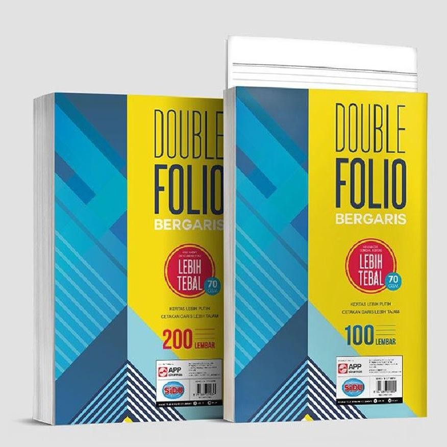 

Cod Tr21 Rf-45 Sidu Sinar Dunia Kertas Double Folio Bergaris 100Sheets Berkualitas Hemat Cod