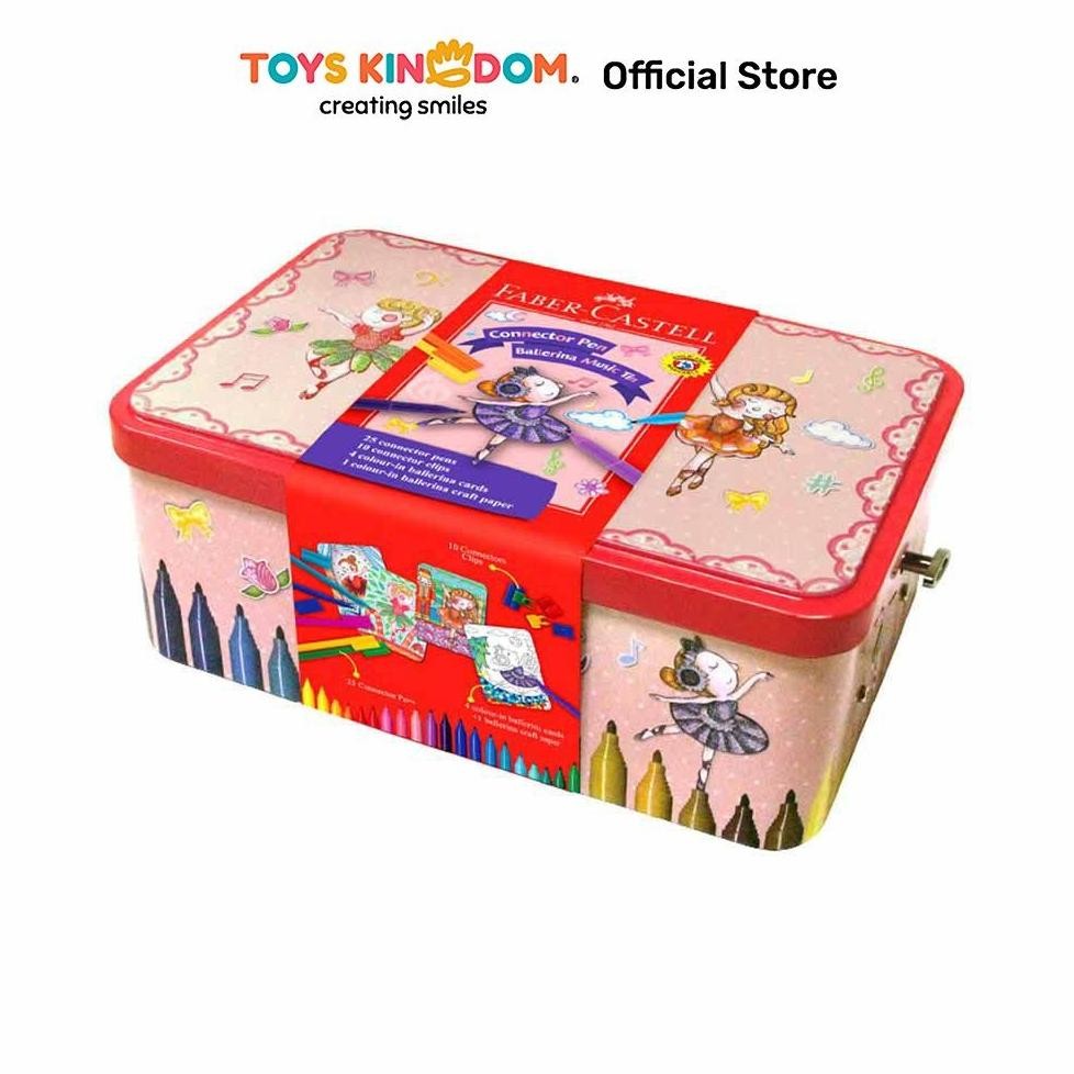 

LINDU Toys Kingdom Faber Castell Set 25 Pcs Spidol Connector Balerina Music Alat Tulis Warna Warni Spidol Warna Spidol Mewarnai Perlengkapan Gambar Mewarnai Perlengkapan Tulis Anak-Anak