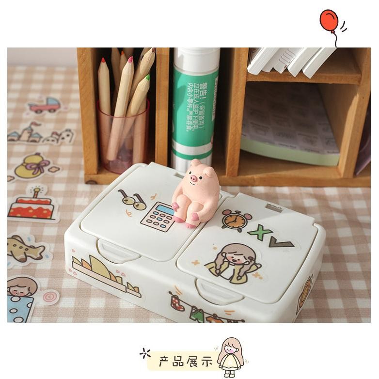 

Tr24 Re27 Hg-24 My Girly Planet Flake Stickers Set / Stiker Washi Motif Karakter Lucu Sale Termurah Tr24